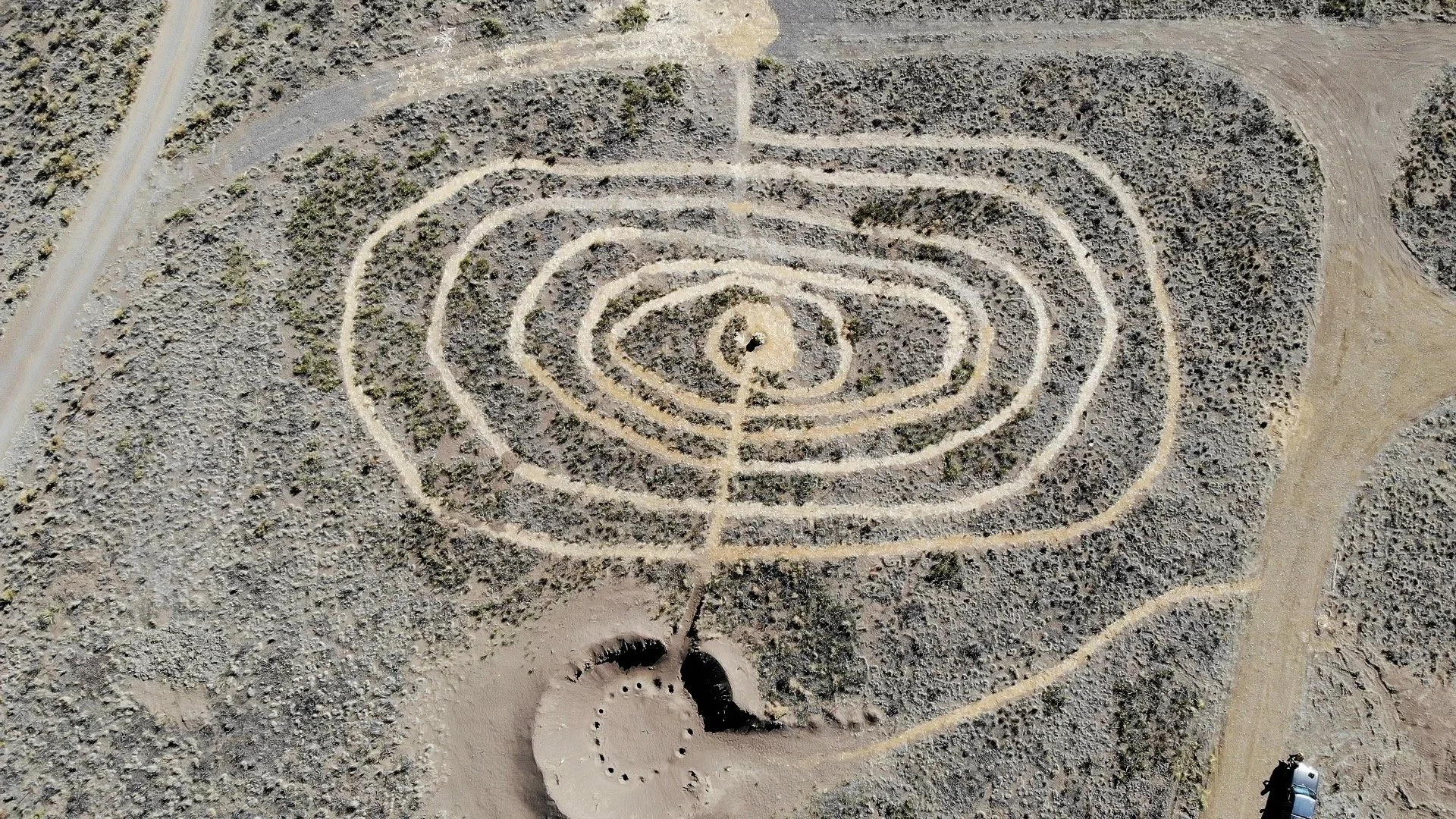 Path of Peace — the elliptical spiral trail