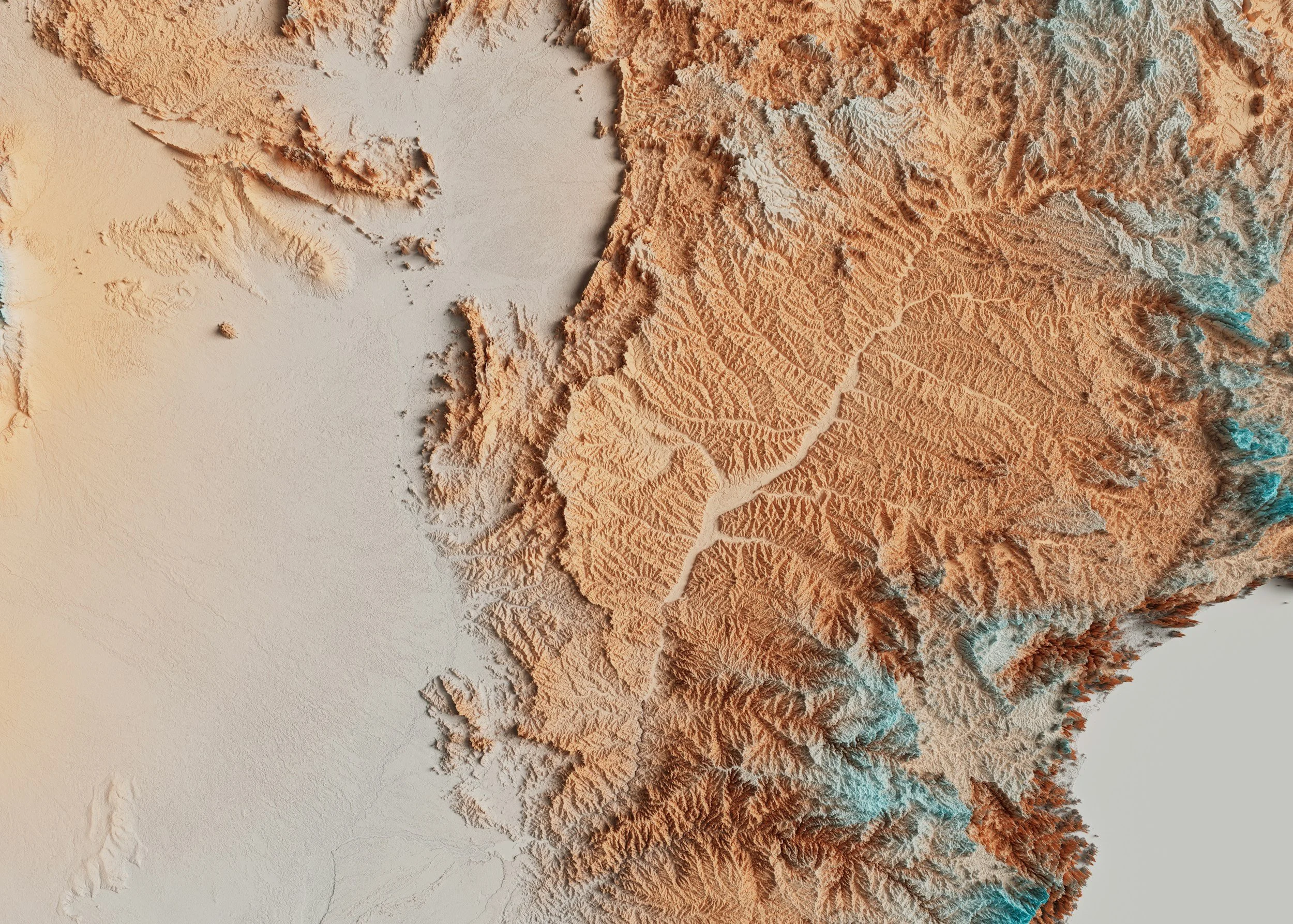 Mountain landscape project in the San Luis Valley, Colorado